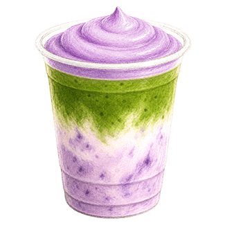 Ube Cloud Matcha